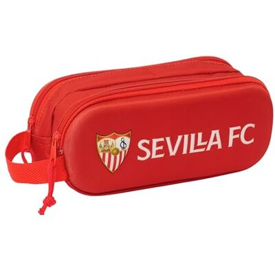 SAFTA Sevilla FC 3D Dubbel etui voor kinderen, ideaal voor schoolleeftijd, comfortabel en veelzijdig, kwaliteit en duurzaamheid, 21 x 6 x 8 cm, rood, Rood, Standaard, casual SAFTA Sevilla FC 3D Dubbel etui voor kinderen, ideaal voor schoolleeftijd, comfortabel en veelzijdig, kwaliteit en duurzaamheid, 21 x 6 x 8 cm, rood, Rood, Standaard, casual