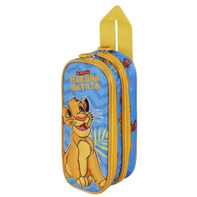 Disney Lion King Hakuna-3D dubbele etui, blauw, 22 x 9,5 cm, Blauw, Eén maat, 3D dubbele etui Hakuna Disney Lion King Hakuna-3D dubbele etui, blauw, 22 x 9,5 cm, Blauw, Eén maat, 3D dubbele etui Hakuna