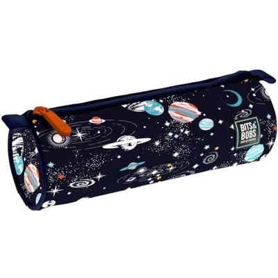 Grafoplás Pennenetui, rond, groot, 22 x 8 cm, collectie Cosmos Bits&Bobs pop-up design, ritssluiting met handgrepen, polyester, schoolmateriaal, Blauw, 22x8cm, Rond etui met één vak Grafoplás Pennenetui, rond, groot, 22 x 8 cm, collectie Cosmos Bits&Bobs pop-up design, ritssluiting met handgrepen, polyester, schoolmateriaal, Blauw, 22x8cm, Rond etui met één vak