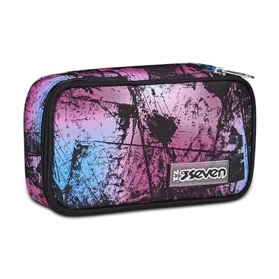 Seven Pennenetui voor school, Quick Case, zwart en roze, Freethink Girl, etui compleet met pennen, potloden, kleuren, accessoires rugzak, basisschool, medium, meisjes, Fuchsia, Eén maat, modern Seven Pennenetui voor school, Quick Case, zwart en roze, Freethink Girl, etui compleet met pennen, potloden, kleuren, accessoires rugzak, basisschool, medium, meisjes, Fuchsia, Eén maat, modern