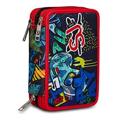 SJGANG Unisex Polyester 3-zip Schoolset SJGANG Unisex Polyester 3-zip Schoolset