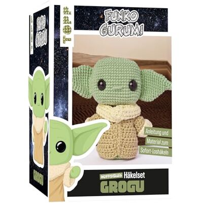 TOPP Funkogurumi Grogu. Das inoffizielle Häkelset: Anleitung, Misch-Garn in 3 Farben, Füllwatte, Häkelnadel 2,5 mm, Sicherheitsaugen, Maschenmarkierer, Wollnadel TOPP Funkogurumi Grogu. Das inoffizielle Häkelset: Anleitung, Misch-Garn in 3 Farben, Füllwatte, Häkelnadel 2,5 mm, Sicherheitsaugen, Maschenmarkierer, Wollnadel
