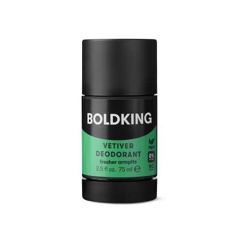 Boldking Vetiver Deodorant voor mannen, 75 ml, deodorant voor mannen, alle huidtypes