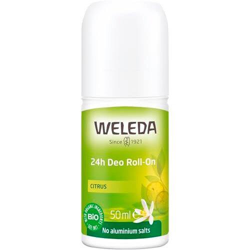 WELEDA 24 uur per dag oprolbare deodorant voor citrusvruchten, 50 ml