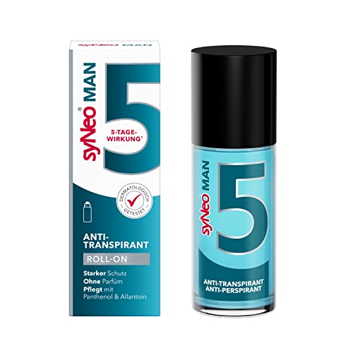 syNeo 5 MAN antitranspirant Roll-On, roller voor mannen, anti zweet deo anti-transpirant deodorant, 1 pakje (1 x 50ml)