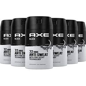 AXE Deodorant Anti-transpirant Black 6 x 150 ml AXE Deodorant Anti-transpirant Black 6 x 150 ml