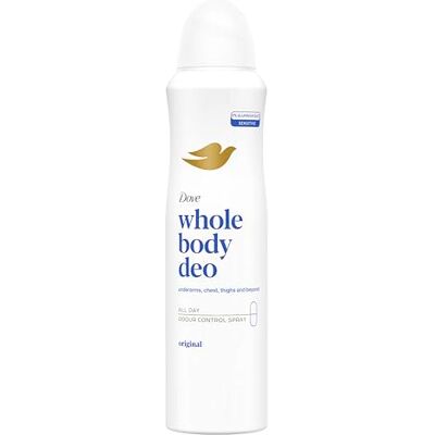 Dove AEROSOL ALL OVER BODY ORIGINAL 150 ml Dove AEROSOL ALL OVER BODY ORIGINAL 150 ml