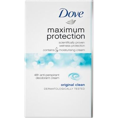 Dove Maximum Protection Original Clean Desodorante Crema 45Ml Dove Maximum Protection Original Clean Desodorante Crema 45Ml