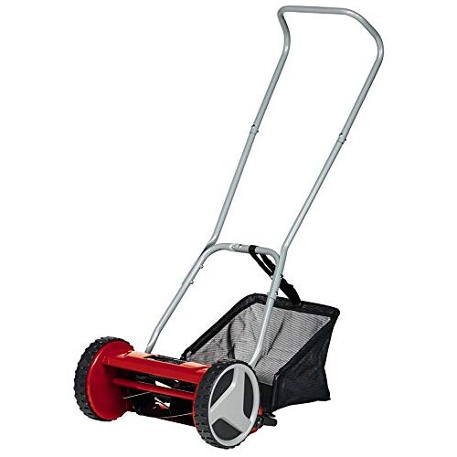 Einhell Handgrasmaaier GC-HM 300 (tot 150 m², snijcilinder, 5 stalen messen, maaihoogteverstelling in 4 standen van 13 tot 37 mm, opvangbak van 16 liter)