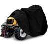 DORBI Gazontractorhoes, Tuintractorhoes, Tuintractorhoes, 420D Oxford Doek UV/Water/Stofbestendig, Universele Tuintractorhoes Met Zwarte Beschermende Tas (Color : Schwarz, Size : M)