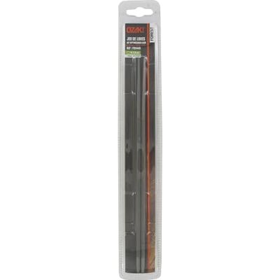 Ozaki .325 Kettingzaagvijl Ronde vijl Onderhoud en verscherping Diameter 4,8 mm Lengte 20 cm (8”) Blisterverpakking met 2 vijlen Ozaki .325 Kettingzaagvijl Ronde vijl Onderhoud en verscherping Diameter 4,8 mm Lengte 20 cm (8”) Blisterverpakking met 2 vijlen