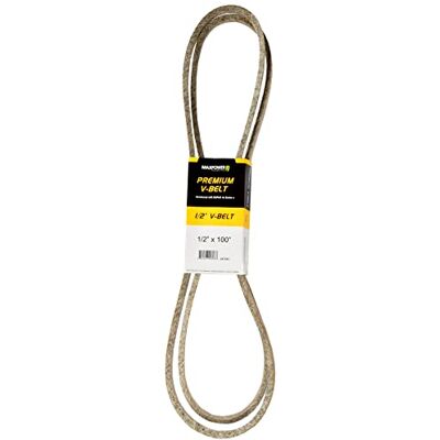 MaxPower V-riemen 347543, versterkt met kevlar, 1/2" x 100" 4L1000 buitenlengte L(a) 2540 mm. MaxPower V-riemen 347543, versterkt met kevlar, 1/2" x 100" 4L1000 buitenlengte L(a) 2540 mm.