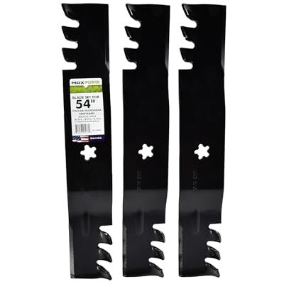 MaxPower 561738XB mulchmessen voor ambachtslieden, Husqvarna, Poulan, zwart, 3 stuks MaxPower 561738XB mulchmessen voor ambachtslieden, Husqvarna, Poulan, zwart, 3 stuks