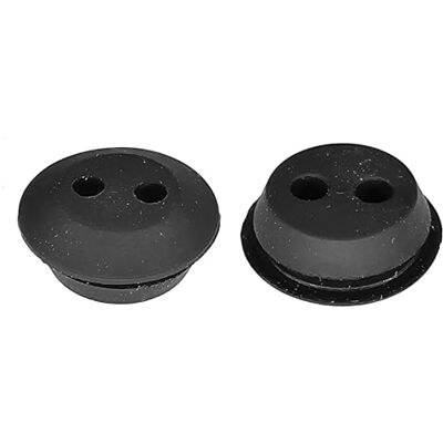cyclingcolors 2 x brandstoftank rubberen tubes gassnijder benzine tanktuit universele brandstofleiding buisafdichting bosmaaier trimmer grasmaaier, Ø 20 mm 2 gaten cyclingcolors 2 x brandstoftank rubberen tubes gassnijder benzine tanktuit universele brandstofleiding buisafdichting bosmaaier trimmer grasmaaier, Ø 20 mm 2 gaten