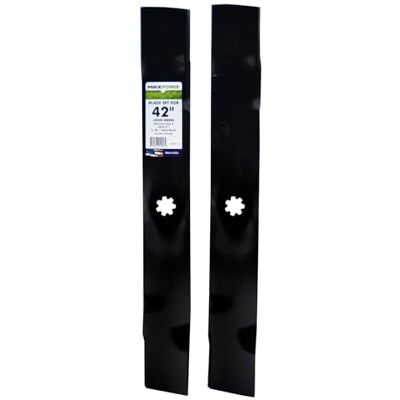 MaxPower 561811 2-Blade Set voor 42-Inch Cut John Deere, Vervangt GX22151 MaxPower 561811 2-Blade Set voor 42-Inch Cut John Deere, Vervangt GX22151