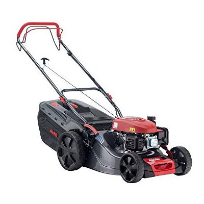AL-KO Comfort 46.0 SP-A Benzine-grasmaaier, 46 cm maaibreedte, 1,9 kW motorvermogen, robuuste plaatstalen behuizing, met wielaandrijving, voor gazons tot 1400 m² AL-KO Comfort 46.0 SP-A Benzine-grasmaaier, 46 cm maaibreedte, 1,9 kW motorvermogen, robuuste plaatstalen behuizing, met wielaandrijving, voor gazons tot 1400 m²