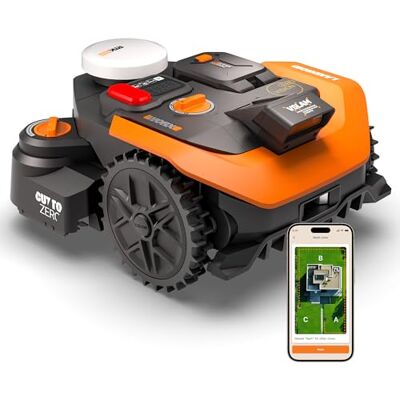 WORX Landroid Vision Cloud WR308E 2WD robotgrasmaaier, robotmaaier zonder begrenzingsdraad voor 800 m², AI-obstakelherkenning, VSLAM + RTK-cloudnavigatie, automatische mapping, maaien tot aan de rand WORX Landroid Vision Cloud WR308E 2WD robotgrasmaaier, robotmaaier zonder begrenzingsdraad voor 800 m², AI-obstakelherkenning, VSLAM + RTK-cloudnavigatie, automatische mapping, maaien tot aan de rand