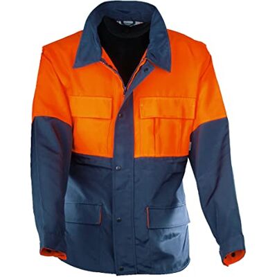 Ratioparts Heren bosbouwjas bosarbeidersjas, blauw oranje, 64-66, blauw/oranje, 3XL Ratioparts Heren bosbouwjas bosarbeidersjas, blauw oranje, 64-66, blauw/oranje, 3XL