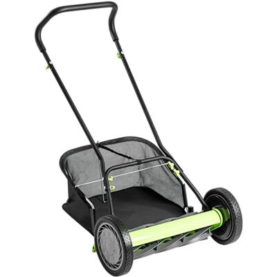 ito electronics Earthwise kooimaaier 918-18EWG 45,7 cm met opvangmand met 9 messen ito electronics Earthwise kooimaaier 918-18EWG 45,7 cm met opvangmand met 9 messen