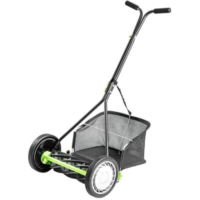 ito electronics Earthwise 916-16EWG kooimaaier, 40,6 cm, met opvangmand met 9 messen, zwart ito electronics Earthwise 916-16EWG kooimaaier, 40,6 cm, met opvangmand met 9 messen, zwart