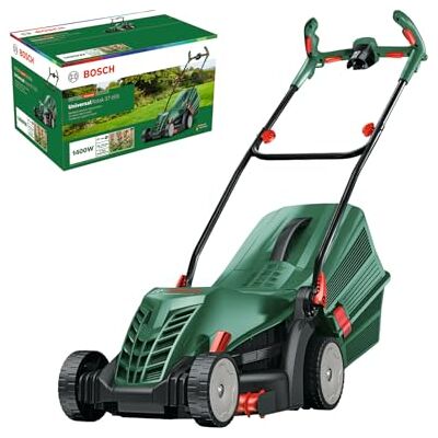 Bosch grasmaaier UniversalRotak 37-555 met snoer (1400 W motorvermogen, maaibreedte: 37 cm, grasopvangbak 40 liter, Ergoflex-handgrepen) Bosch grasmaaier UniversalRotak 37-555 met snoer (1400 W motorvermogen, maaibreedte: 37 cm, grasopvangbak 40 liter, Ergoflex-handgrepen)