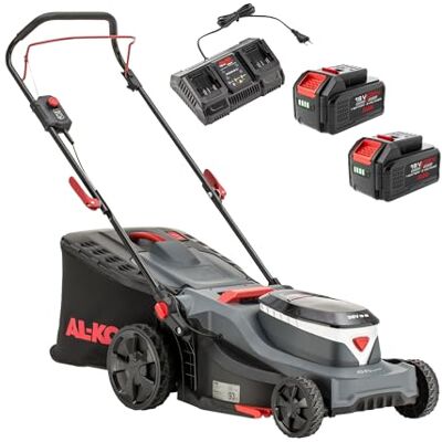 AL-KO Accugrasmaaier 43,6 Li Comfort, 43 cm maaibreedte, centrale maaihoogteverstelling, voor gazons tot 650 m², incl. 2 x 18/36 V (5 Ah/2,5 Ah) en dubbele oplader AL-KO Accugrasmaaier 43,6 Li Comfort, 43 cm maaibreedte, centrale maaihoogteverstelling, voor gazons tot 650 m², incl. 2 x 18/36 V (5 Ah/2,5 Ah) en dubbele oplader