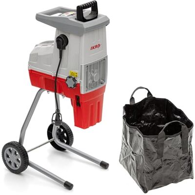 IKRA elektrische tuinversnipperaar hakselaar ILH 3000S, takdikte tot 44 mm Krachtige motor, stil, robuust en onderhoudsarm, krachtig 3000 watt, automatische takinvoer, automatische achteruitloop IKRA elektrische tuinversnipperaar hakselaar ILH 3000S, takdikte tot 44 mm Krachtige motor, stil, robuust en onderhoudsarm, krachtig 3000 watt, automatische takinvoer, automatische achteruitloop