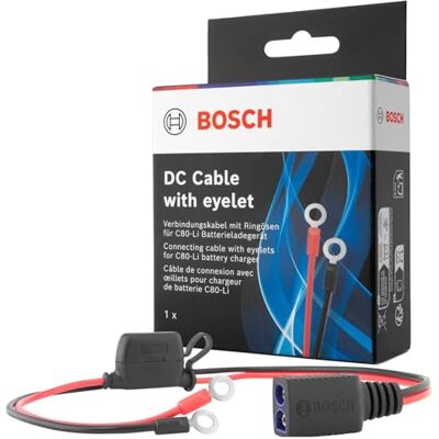 Bosch Batterieladegerät 0189999280 Accukabel met oogjes en 40 A zekering reserveonderdeel in originele kwaliteit, kabel 52 cm 0189999280 Bosch Batterieladegerät 0189999280 Accukabel met oogjes en 40 A zekering reserveonderdeel in originele kwaliteit, kabel 52 cm 0189999280