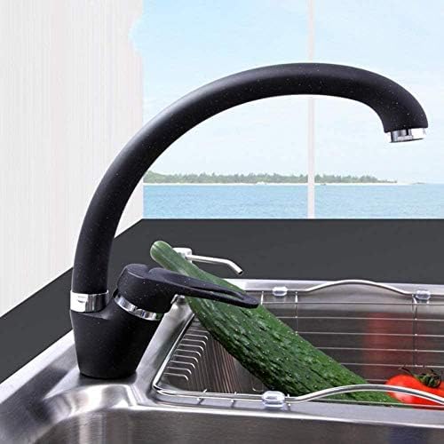 TECKI Kitchen Taps Modern Style Home Multi-Color Kitchen Faucet Cold And Hot Water Tap Single-Handed Black White Khaki