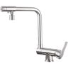 TECKI 3 Way Kitchen Taps Mixer Kitchen Drinking Taps Sink Mixer 3 In 1 Drinking Water Mixer Taps Filter Taps For Kitchen Sink Drinking Water For Hidden Sinks Chrome Single Mode,Brushed,2 Mode