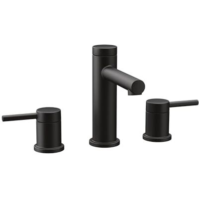 Moen uitlijnen T6193BL twee-handvat high-Arc brede badkamer kraan zonder ventiel, mat zwart zonder ventiel Mat zwart Moen uitlijnen T6193BL twee-handvat high-Arc brede badkamer kraan zonder ventiel, mat zwart zonder ventiel Mat zwart