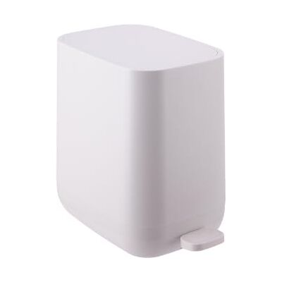 Relaxdays pedaalemmer, 7 l, softclose, uitneembare binnenbak, mat kunststof, smal, beige Relaxdays pedaalemmer, 7 l, softclose, uitneembare binnenbak, mat kunststof, smal, beige