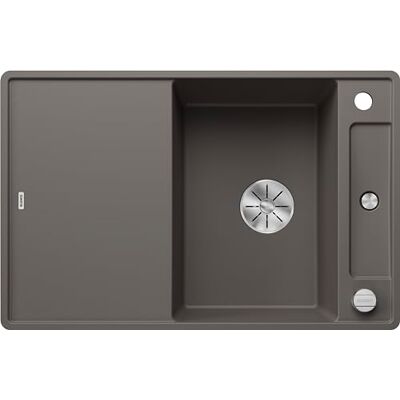 Blanco AXIA III 45 S-F, SILGRANIT vulkangrijs, inbouwtype: vlak vlak, omkeerbaar, met houten snijplank, 45 cm onderkast, grote wastafel, gemakkelijk te reinigen oppervlak Blanco AXIA III 45 S-F, SILGRANIT vulkangrijs, inbouwtype: vlak vlak, omkeerbaar, met houten snijplank, 45 cm onderkast, grote wastafel, gemakkelijk te reinigen oppervlak
