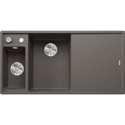 Blanco AXIA III 6 S Silgraniet vulkangrijs Inbouwtype: inbouw van bovenaf hoofdzwembad links met houten snijplank 60 stuks onderkast verschuifbare snijplank opvouwbare multifunctionele Blanco AXIA III 6 S Silgraniet vulkangrijs Inbouwtype: inbouw van bovenaf hoofdzwembad links met houten snijplank 60 stuks onderkast verschuifbare snijplank opvouwbare multifunctionele