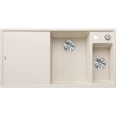 Blanco AXIA III 6 S, SILGRANIT softwit, inbouwtype: bovenaan, hoofdbekken rechts, met houten snijplank, 60 stuks onderkast, verschuifbare snijplank, multifunctionele lade Blanco AXIA III 6 S, SILGRANIT softwit, inbouwtype: bovenaan, hoofdbekken rechts, met houten snijplank, 60 stuks onderkast, verschuifbare snijplank, multifunctionele lade