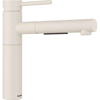 Blanco ALTA-S II Keukenkraan in zacht wit, hoge druk, met uittrekbare slang, terugslagklep, keramische cartridge, veilige waterkwaliteit en waterbesparend Blanco ALTA-S II Keukenkraan in zacht wit, hoge druk, met uittrekbare slang, terugslagklep, keramische cartridge, veilige waterkwaliteit en waterbesparend