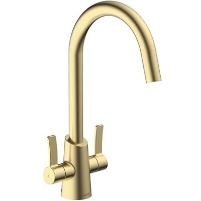 Bristan Acorn Geborsteld Messing Easyfit Keukenkraan - Keukenkraan Bristan Acorn Geborsteld Messing Easyfit Keukenkraan - Keukenkraan