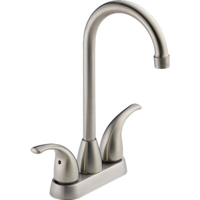 Peerless Tunbridge 2-Handle Bar-Prep Kitchen Sink Faucet, Stainless P288LF-SS Peerless Tunbridge 2-Handle Bar-Prep Kitchen Sink Faucet, Stainless P288LF-SS