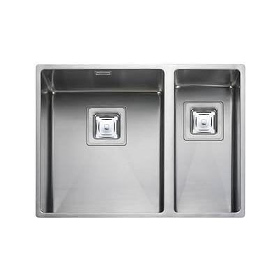 Rangemaster KUBE3416R/ Kube 560440 1.5B RHD S/S spoelbak, roestvrij Rangemaster KUBE3416R/ Kube 560440 1.5B RHD S/S spoelbak, roestvrij