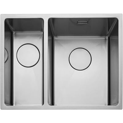 Rangemaster CBX3218L/CUBIX 560440 1.5B LHD S/S spoelbak, roestvrij Rangemaster CBX3218L/CUBIX 560440 1.5B LHD S/S spoelbak, roestvrij