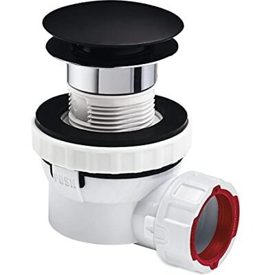 Wirquin 30723978 afvoergarnituur en sifon Nano 6.7 zwart ultra compact en Quick-Clac Wirquin 30723978 afvoergarnituur en sifon Nano 6.7 zwart ultra compact en Quick-Clac