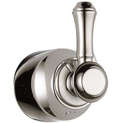 DELTA Faucet H597PN Cassidy enkele hendel Bad Diverter/Transfer Valve Handle Kit, gepolijst nikkel, 3,5 x 3 x 3,5 inch DELTA Faucet H597PN Cassidy enkele hendel Bad Diverter/Transfer Valve Handle Kit, gepolijst nikkel, 3,5 x 3 x 3,5 inch