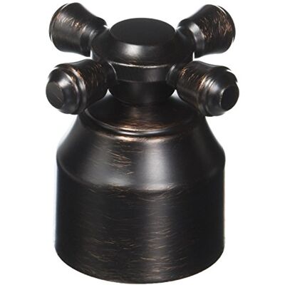 DELTA Kraan H595RB Cassidy Enkele Kruis Bad Omvormer/Overdrachtklep Handvat Kit, Venetiaans Brons DELTA Kraan H595RB Cassidy Enkele Kruis Bad Omvormer/Overdrachtklep Handvat Kit, Venetiaans Brons