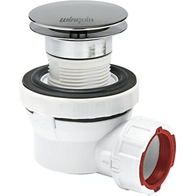 Wirquin 30723977 ultracompacte afvoer- en sifonset voor Nano 6.7 wastafel, chroom en wit Wirquin 30723977 ultracompacte afvoer- en sifonset voor Nano 6.7 wastafel, chroom en wit