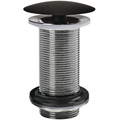 Wirquin 30723915 Zwarte wastafelplug Flow 100mm - Badaccessoire Wirquin 30723915 Zwarte wastafelplug Flow 100mm - Badaccessoire