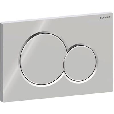 Geberit Betteieningsplaat Sigma01 Betteieningsplaat voor 2-sprong (Samba nieuw), 115.770.21.5, Kleur: Hoogglans verchroomd Geberit Betteieningsplaat Sigma01 Betteieningsplaat voor 2-sprong (Samba nieuw), 115.770.21.5, Kleur: Hoogglans verchroomd