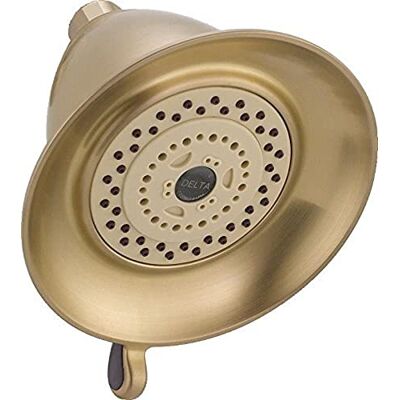 DELTA Kraan RP34355CZ Touch-Clean 3-Setting Douchekop, Champagne Brons DELTA Kraan RP34355CZ Touch-Clean 3-Setting Douchekop, Champagne Brons