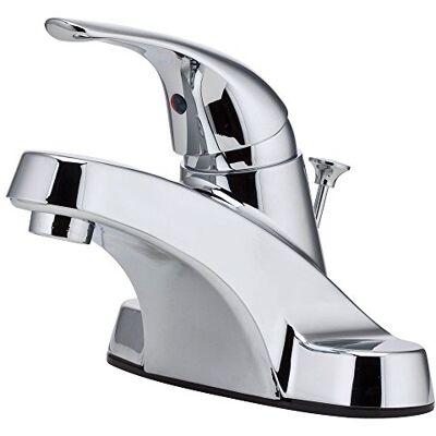 PFISTER LG1427000 LG142-7000 Pfirst Serie Single Control 10,2 cm Centerset badkamerkraan in gepolijst chroom, 1,2 gpm PFISTER LG1427000 LG142-7000 Pfirst Serie Single Control 10,2 cm Centerset badkamerkraan in gepolijst chroom, 1,2 gpm