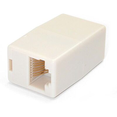 StarTech .com Cat5e RJ45 netwerkkabel Koppeling/Connector Patchkabel Modulaire koppeling Socket Wit StarTech .com Cat5e RJ45 netwerkkabel Koppeling/Connector Patchkabel Modulaire koppeling Socket Wit