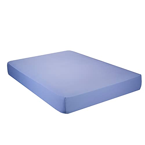 Pikolin Home Beddengoedset, 100% katoen, 150 draden, extra ademend, voor bedden met een breedte van 135 cm, blauw